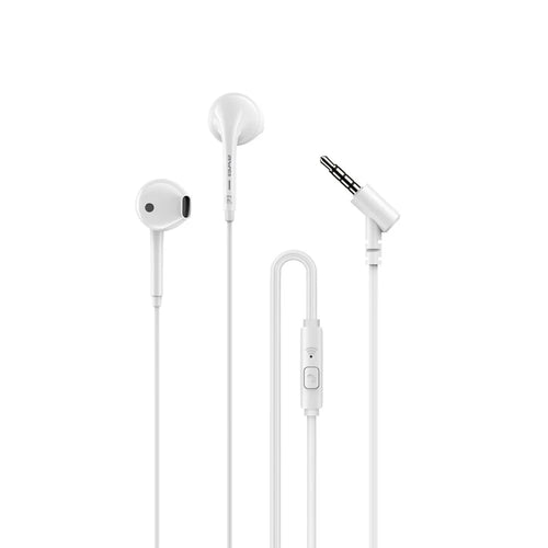AWEI PC-7 3.5mm Wired Earphones In-ear Mobile Phone Music Headset with Mic Line Control - White - 1