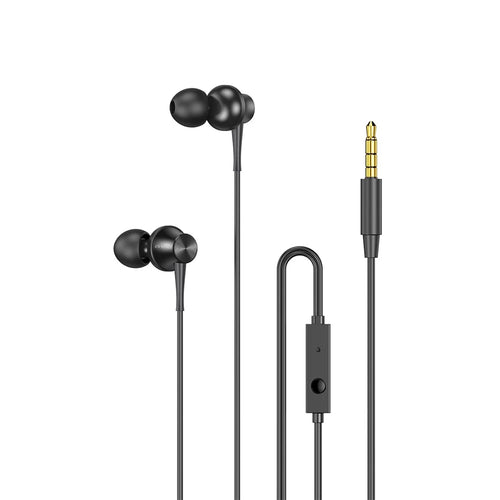 AWEI PC-1 3.5mm Wired In-ear Earphones Bass Stereo Wire Control Music Headset with Mic - 1