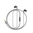 AWEI PC-6 3.5mm Wired In-ear Earphones Music Headset with Mic Wire Control for iOS Android Mobile Phone - White - 2
