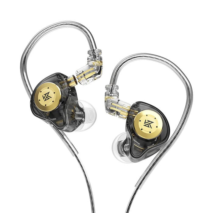 KZ EDX Pro Dynamic Drive HiFi In-ear Headset 3.5mm Wired Phone Computer Music Earphone - Black - 1