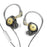 KZ EDX Pro Dynamic Drive HiFi 3.5mm Wired In-ear Headset Phone Computer Music Earphone with Line Control Microphone - Black - 1