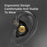 KZ EDX Pro Dynamic Drive HiFi 3.5mm Wired In-ear Headset Phone Computer Music Earphone with Line Control Microphone - Black - 7