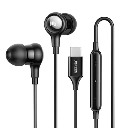 UGREEN 30638 USB Type-C Earbuds Wired Headset with Microphone Hi-Fi Stereo Headphones for 2021 iPad Pro Samsung Galaxy S21 Google Pixel 5 - 1