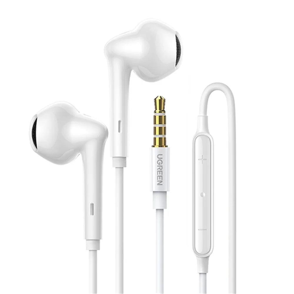 UGREEN 60692 HiTune 3.5mm Wired Headset In-Ear Headphones with Microphone Volume Control Wired Earbuds Compatible with iPhone PS5 PS4 Xbox iPad MP3 Laptop with 3.5mm Jack - 1