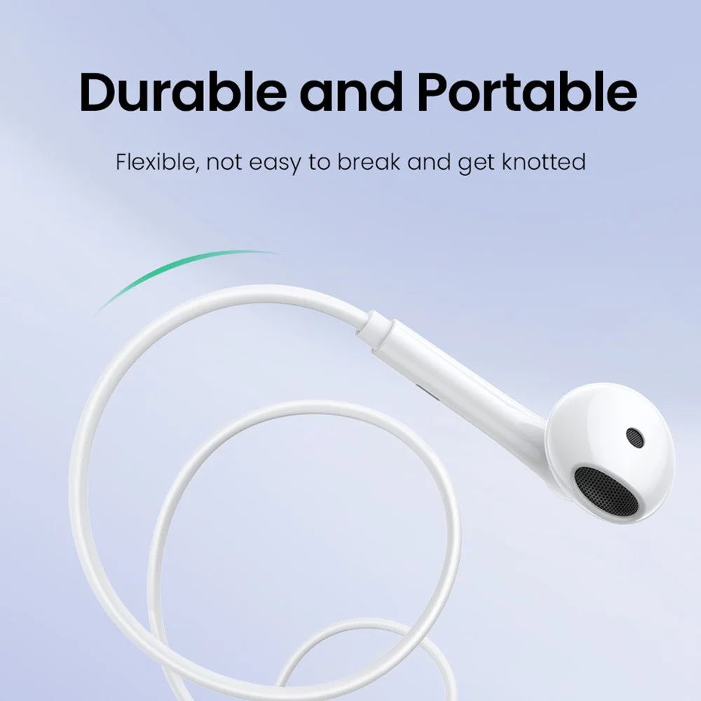 UGREEN 60692 HiTune 3.5mm Wired Headset In-Ear Headphones with Microphone Volume Control Wired Earbuds Compatible with iPhone PS5 PS4 Xbox iPad MP3 Laptop with 3.5mm Jack - 7