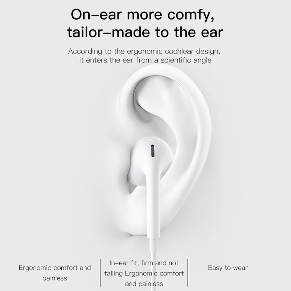 YESIDO YH38 for Huawei Wired Earphone Type-C Port Mobile Phone Wire Control Music Headset - 5