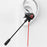 G5 3.5mm Wired In-ear Gaming Headphone Mobile PC Gamer Earphone with Ear Hooks - Black  /  Red - 3