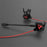 G5 3.5mm Wired In-ear Gaming Headphone Mobile PC Gamer Earphone with Ear Hooks - Black  /  Red - 5
