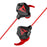G5 3.5mm Wired In-ear Gaming Headphone Mobile PC Gamer Earphone with Ear Hooks - Black  /  Red - 7