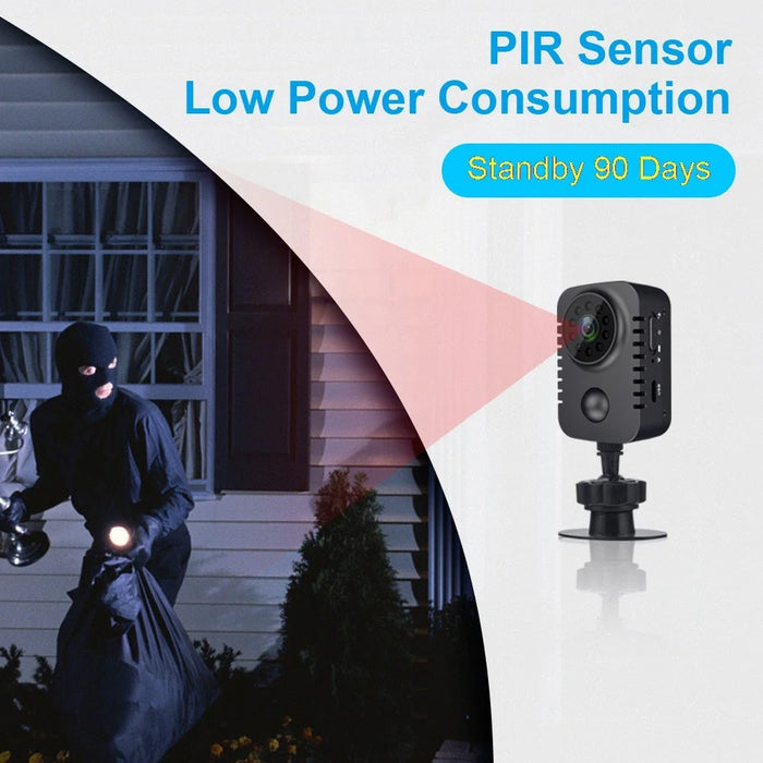 MD29 1080P Night Vision Body Camera 30FPS Video Recorder Clip-On Security Cam Webcam for Home / Outdoor Adventure / Law Enforcement / Cop Guard - 3