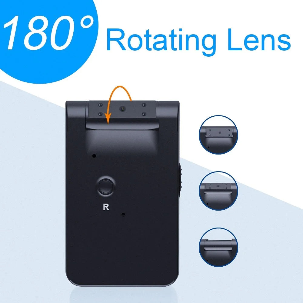 WD7 HD Camera Wireless WiFi Webcam with 180-Degree Rotating Lens Indoor Home Surveillance Monitor Camera Support Motion Detection Alarm Function - 3