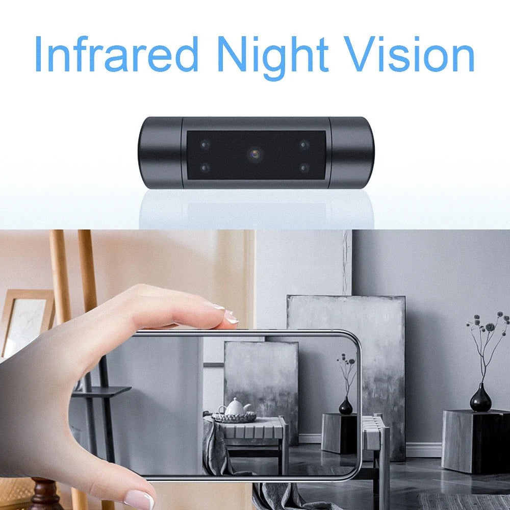 WD7 HD Camera Wireless WiFi Webcam with 180-Degree Rotating Lens Indoor Home Surveillance Monitor Camera Support Motion Detection Alarm Function - 5