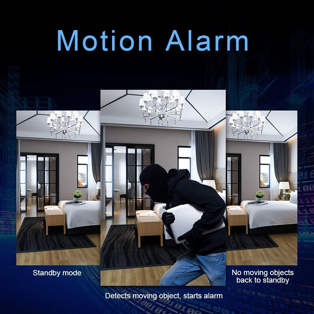 WD7 HD Camera Wireless WiFi Webcam with 180-Degree Rotating Lens Indoor Home Surveillance Monitor Camera Support Motion Detection Alarm Function - 6