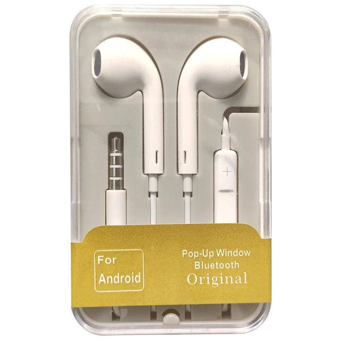 Volume Control Music Headset Tangle Free In-Ear Wired Earphone Surround Sound Headphone - For Android - 1