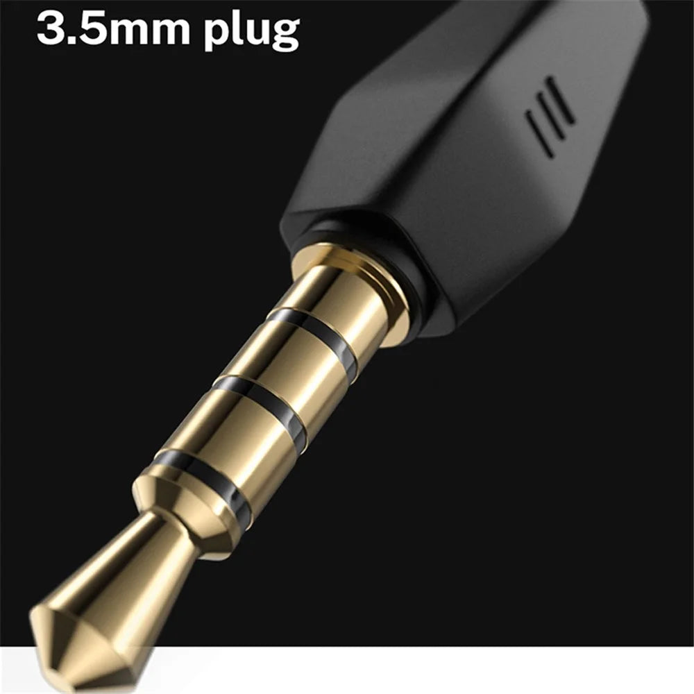 JIANGSHENG K1 3.5mm Wired Headset HIFI Half-In-Ear Earphone Sports Headphone for Smartphone - Black - 4
