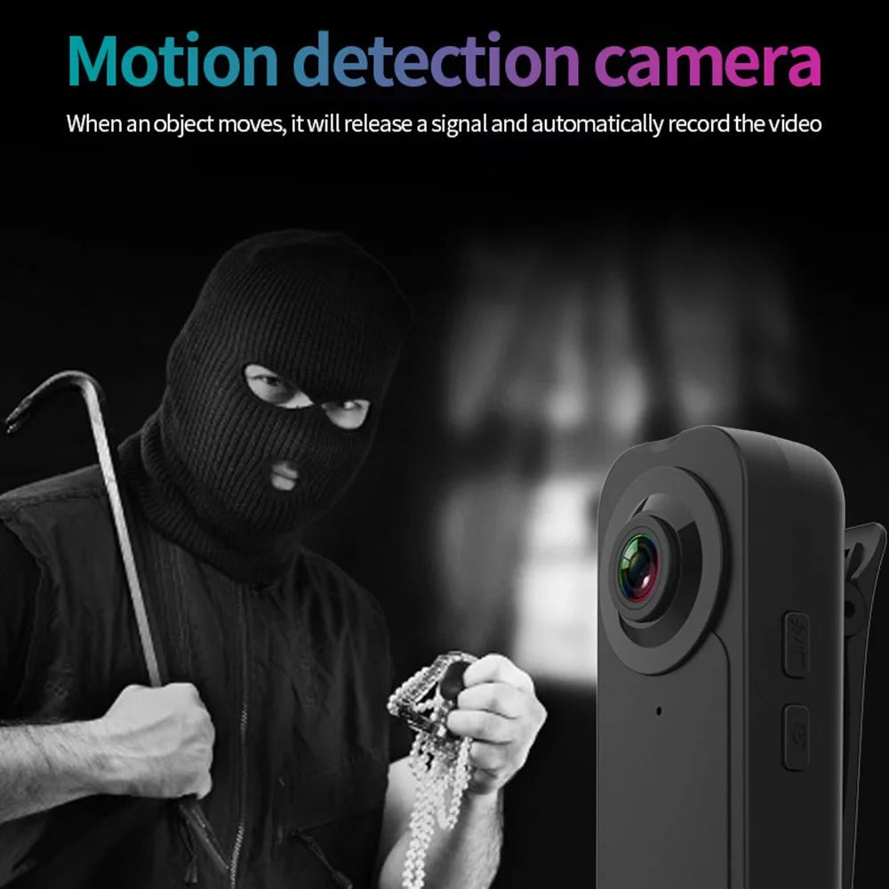 A18 Back Clip Camera HD 1080P Video IR Night Vision Motion Detection Camera Outdoor Sports Lavalier Camera - 4