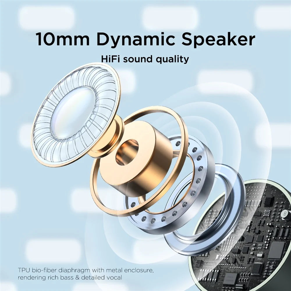 JOYROOM EC06 Metal In-ear Headphone with Mic HiFi Sound Type-C Wired Earphones - Tarnish - 3