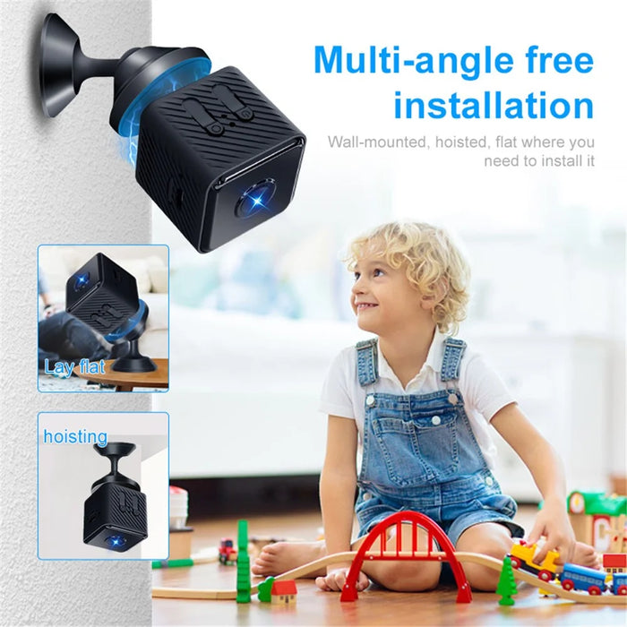 X2 1080 HD Night Vision WiFi Camera Motion Detection Mini Camera Home Surveillance Camera Monitor - 5