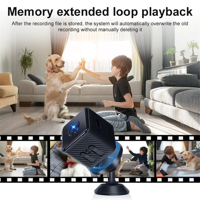 X2 1080 HD Night Vision WiFi Camera Motion Detection Mini Camera Home Surveillance Camera Monitor - 7
