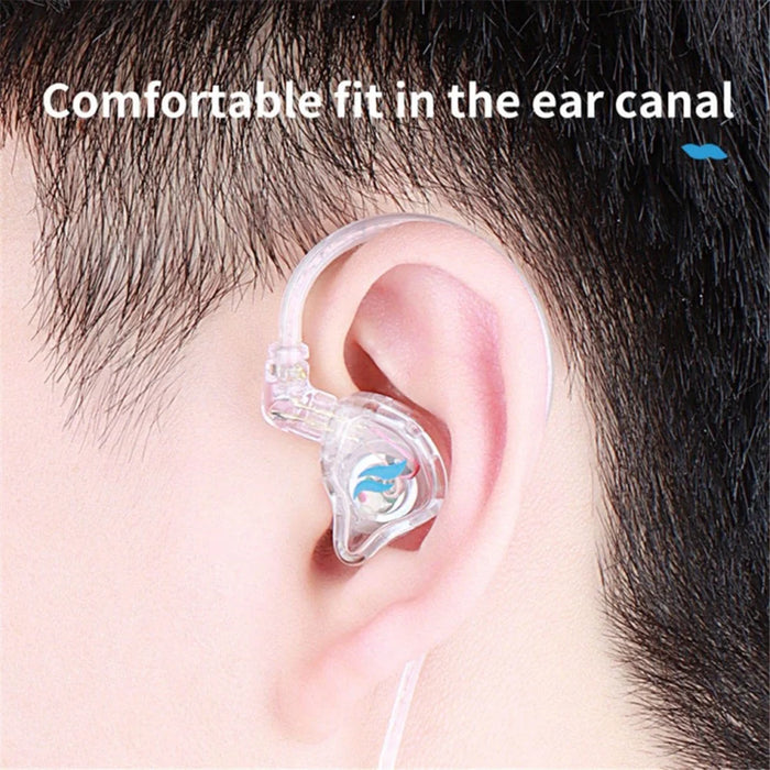 FZ FT1 Dynamic Earphone Stereo Surround Music Earbuds with Detachable Cable, No Mic - Pink - 6