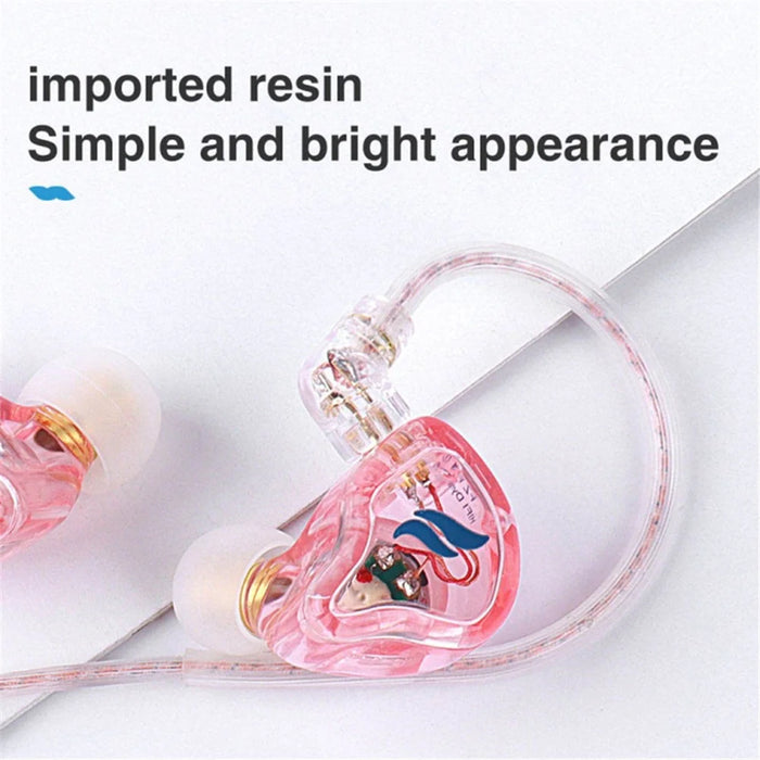 FZ FT1 Stereo Surround Dynamic Earphone Sport Headphone with Detachable Cable, with Mic - Purple - 3