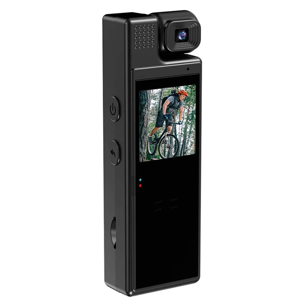 L9 1080P Full HD Body Camcorder Night Vision Mini Camera with 180 Degree Rotating Lens - 1