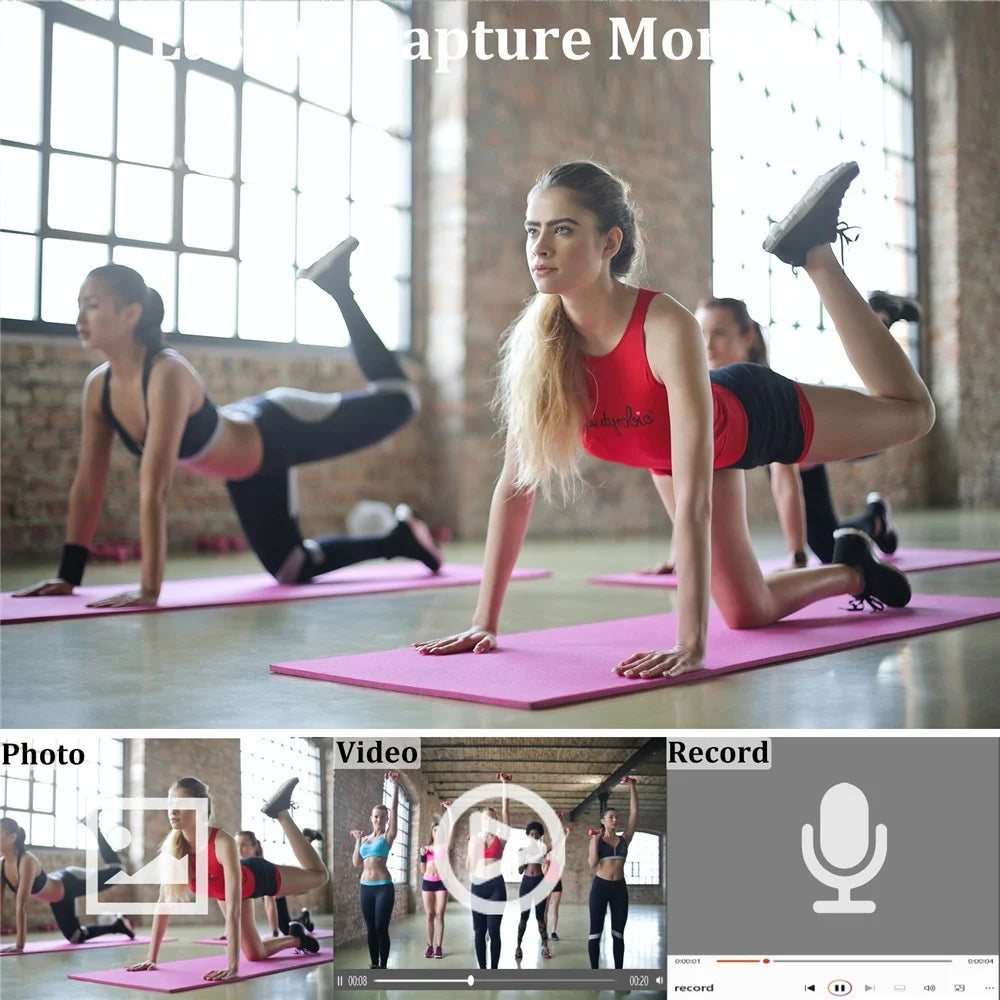 L9 1080P Full HD Body Camcorder Night Vision Mini Camera with 180 Degree Rotating Lens - 6