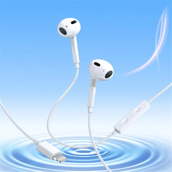 XUNDD XDHE-017 3.5mm Wire Control Music Call Earphone Semi-in-ear Mobile Phone Headset - White - 3