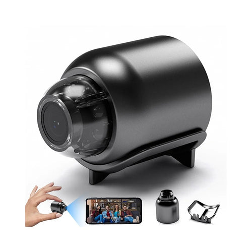 X5 Mini WiFi Indoor Camera 140 Degree Wide Angle Lens AI Human Detection 1080P HD Monitoring Camera - 1