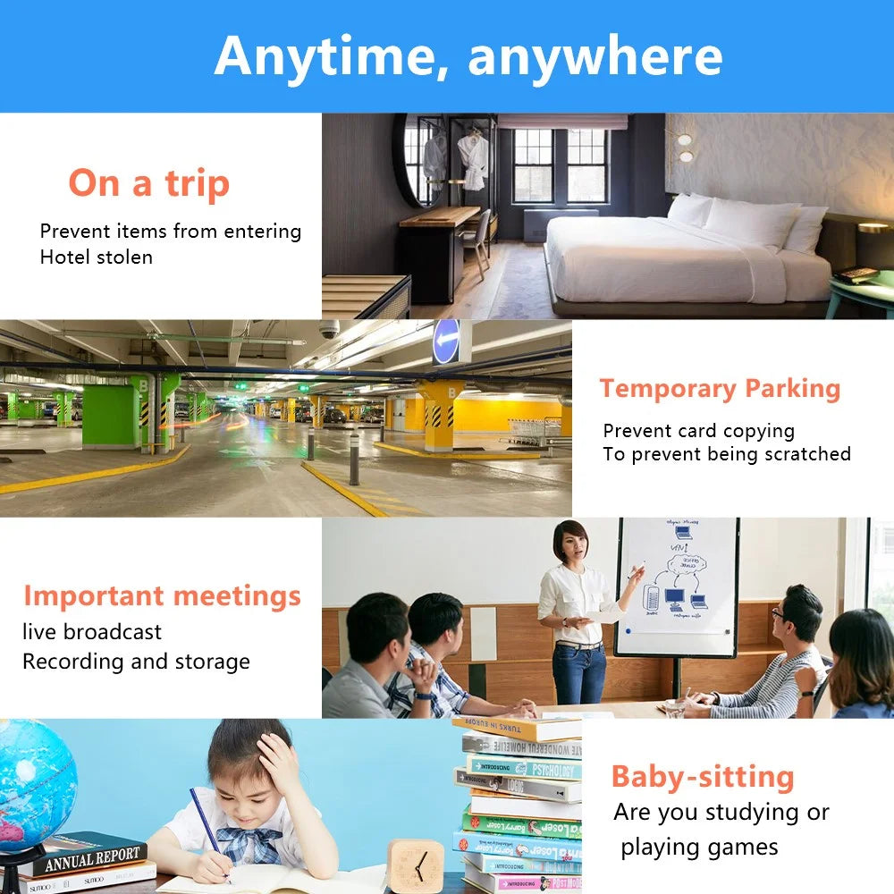 X5 Mini WiFi Indoor Camera 140 Degree Wide Angle Lens AI Human Detection 1080P HD Monitoring Camera - 4
