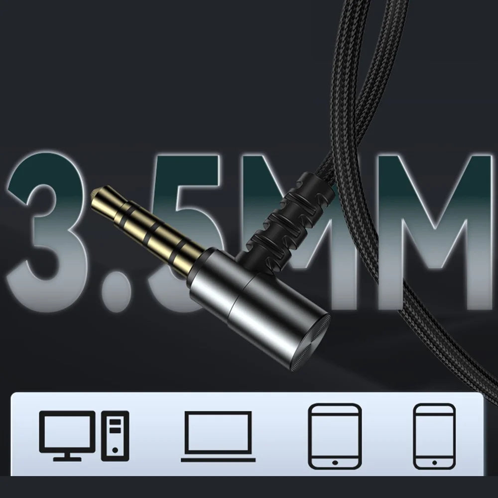 YESIDO YH40 3.5mm Plug Wired Headphones HiFi Sound Music Earphones with Mic - 6