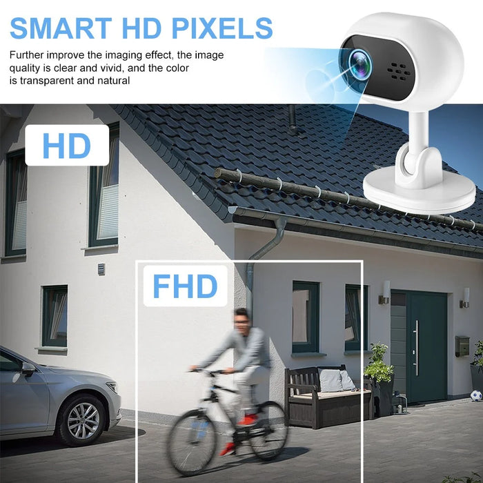 A4 Mini WiFi Home Security Cameras System with Playback, Two-Way Audio Baby Camera Monitor - 4