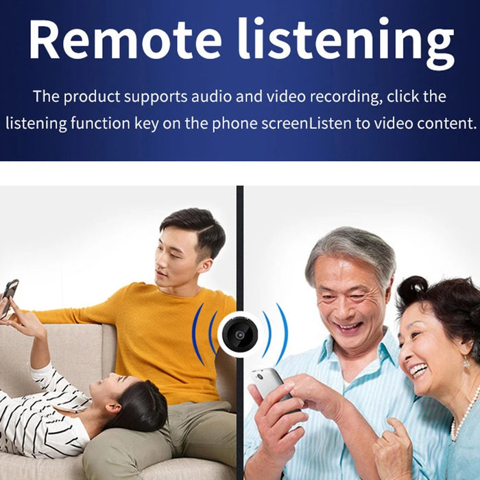 A9 Mini Camera WiFi Wireless Security Protection Remote Monitor Video Camcorder, APP: iwfcam - Black - 6