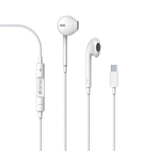 DEVIA Smart Series Type-C Wired Earphone Wire Control Music Calling Headset (Digital Version) - 1