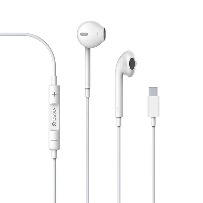 DEVIA Smart Series Type-C Wired Earphone Wire Control Music Calling Headset (Digital Version) - 1