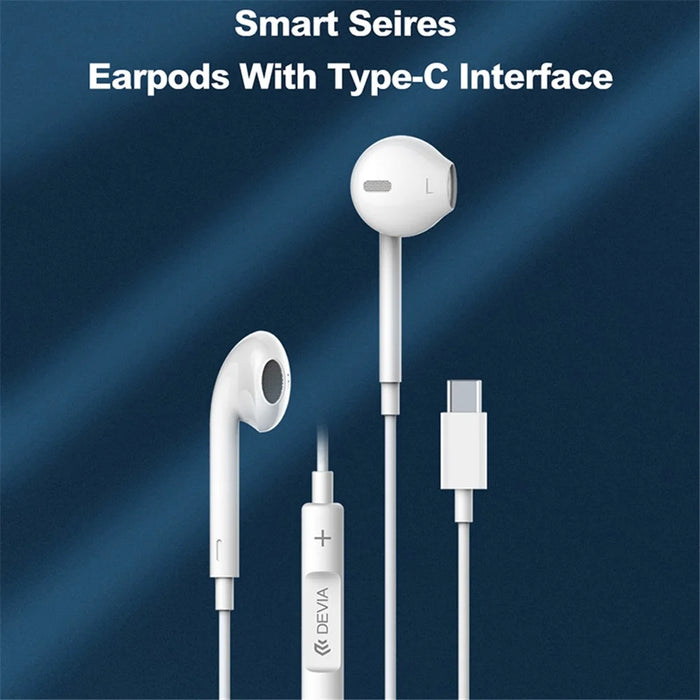 DEVIA Smart Series Type-C Wired Earphone Wire Control Music Calling Headset (Digital Version) - 3