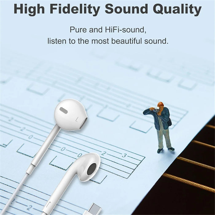 DEVIA Smart Series Type-C Wired Earphone Wire Control Music Calling Headset (Digital Version) - 4