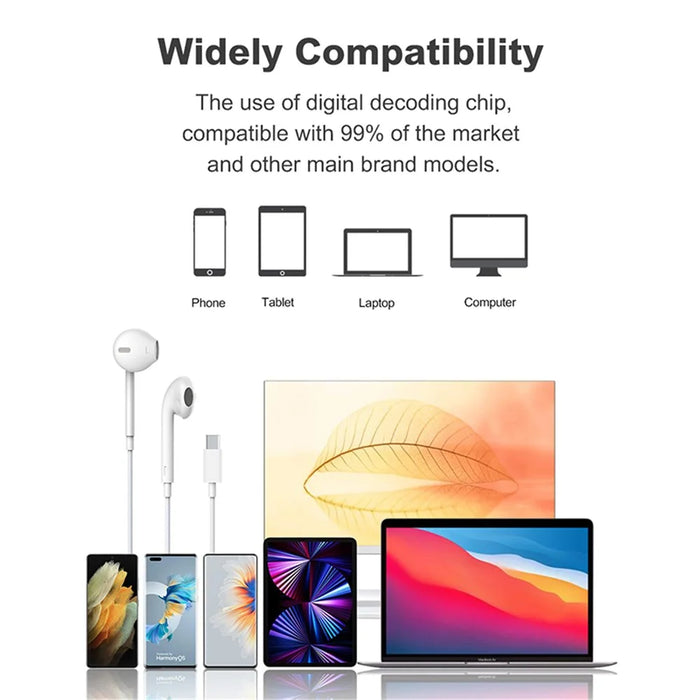DEVIA Smart Series Type-C Wired Earphone Wire Control Music Calling Headset (Digital Version) - 5