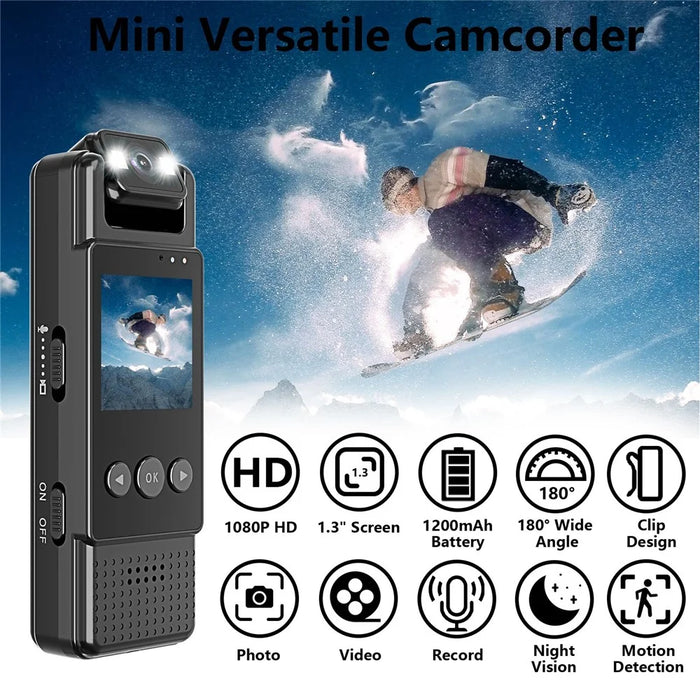 L12 HD Night Vision Portable WiFi Camcorder Mini 1080P Action Camera - 3