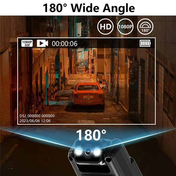 L12 HD Night Vision Portable WiFi Camcorder Mini 1080P Action Camera - 4