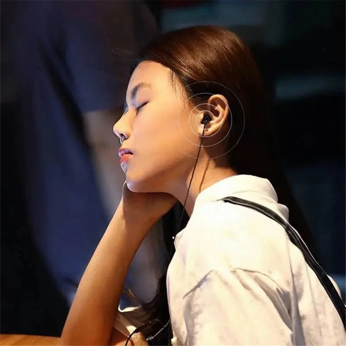 SM02 In-Ear Headphone Sleep Sound Insulation 3.5mm Wired Headset Music Earphone - White - 7