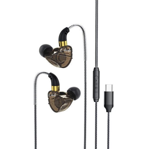 ESSAGER 1.2m Type-C Plug In-ear Headphones Sports Inline Control Earphones - 1