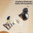 ESSAGER 1.2m Type-C Plug In-ear Headphones Sports Inline Control Earphones - 4