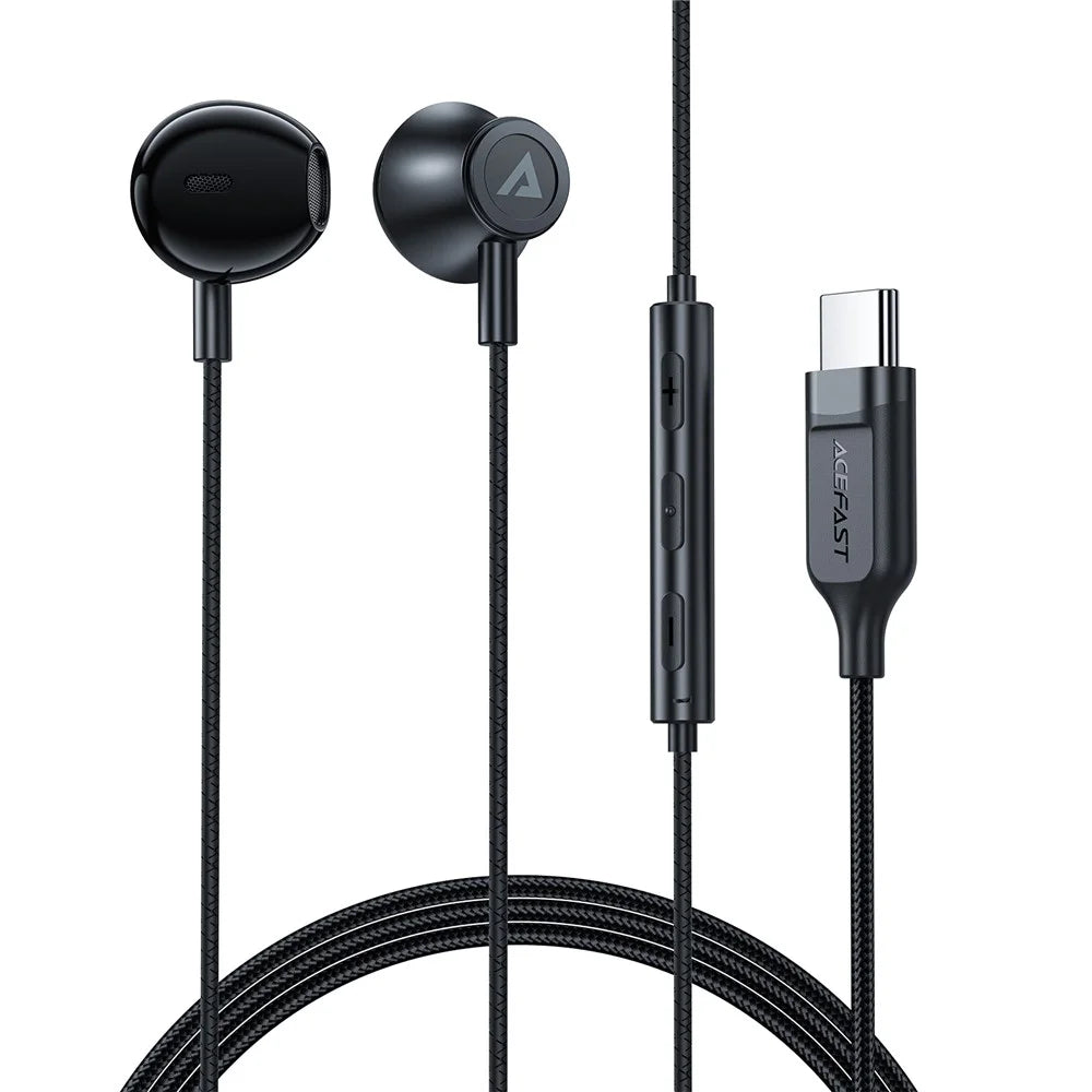 ACEFAST L2 For Phone / Tablet Clear Sound 1.2m USB-C Wired Earphones with Mic - 3