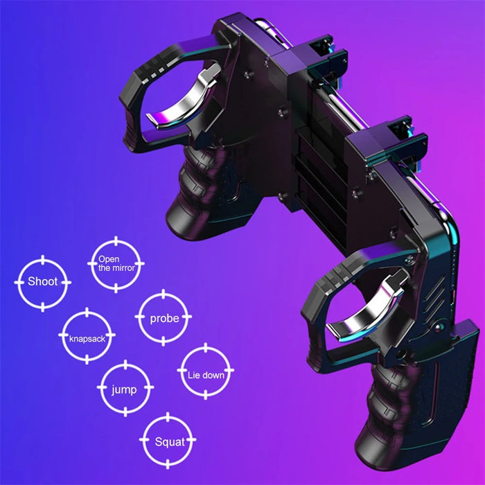 Button Triggers Equipment PUBG Mobile Phone Joystick Gamepad Mobile Game Controller - 5