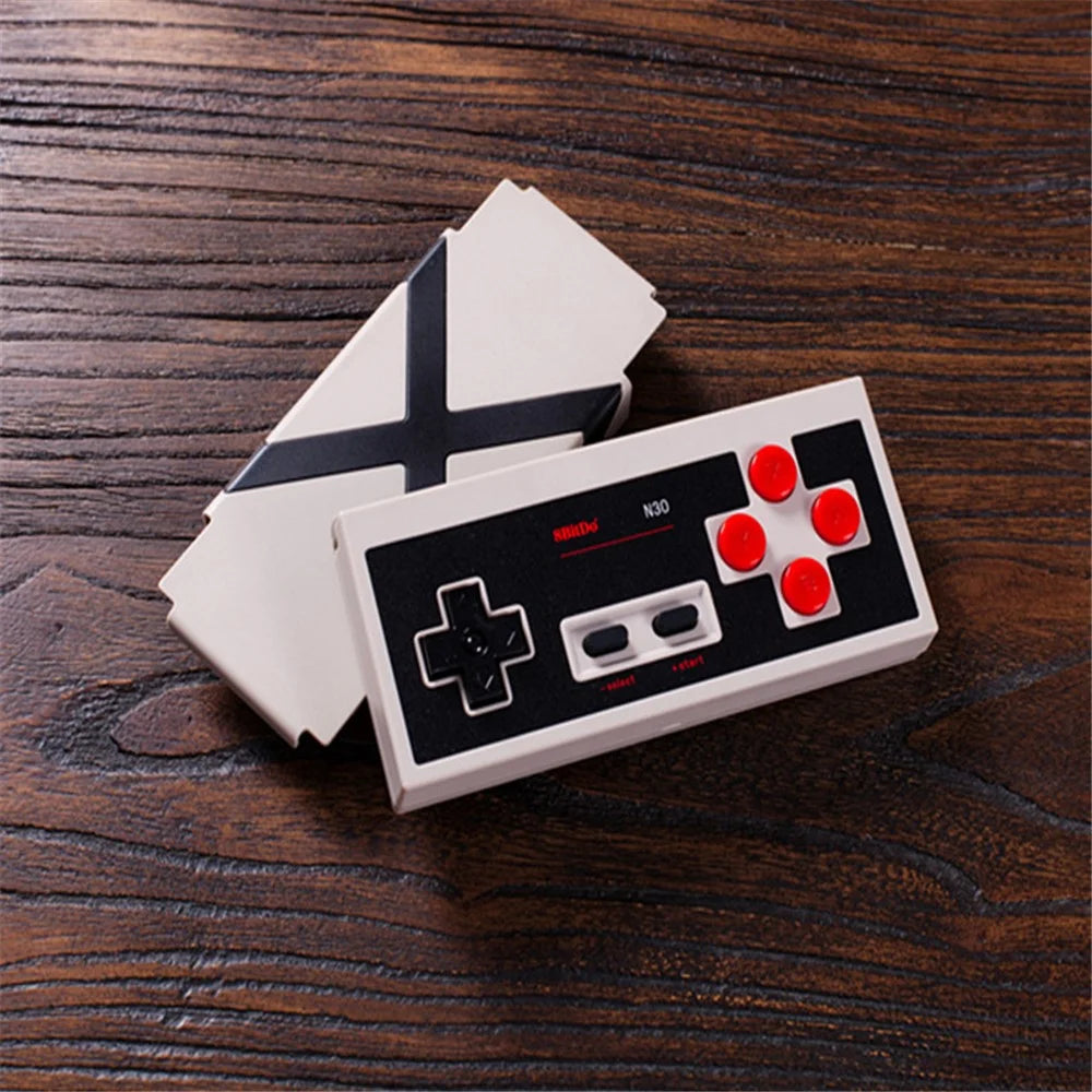 8Bitdo N30 Black Version Wireless Bluetooth-compatible Game Handle Support Steam Android Computer MAC - 2
