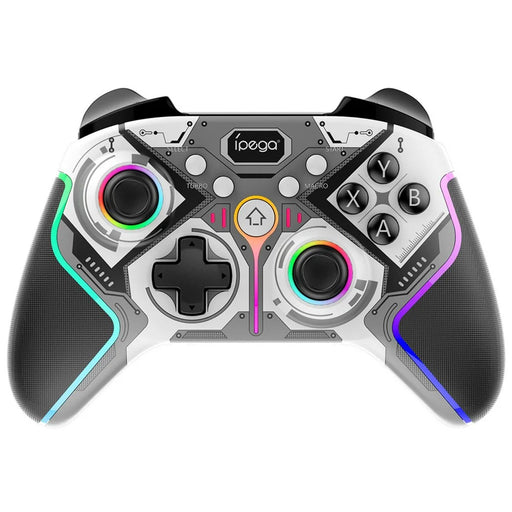 IPEGA PG-9666 Game Controller RGB Light Bluetooth-compatible Gamepad for Nintendo Switch Phone Computer - Black - 1