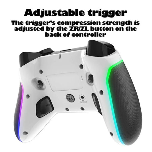 IPEGA PG-9666 Game Controller RGB Light Bluetooth-compatible Gamepad for Nintendo Switch Phone Computer - Black - 2