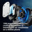 D10S Semiconductor Heat Dissipation Stretching Handle Wireless Game Controller - Black - 4