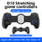 D10 Stretchable Wireless Game Controller Hall-Rocker Handheld Gamepad for Nintendo Switch - Black - 2